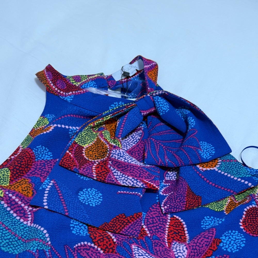 Sugarlips by Avara Multicolor Patterned halter Style Top. NWT - Picture 4 of 4
